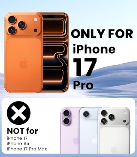 Coque Magnétique Nicekool pour iPhone 17 Pro | Protection Antichoc et Support Invisible | Compatible MagSafe